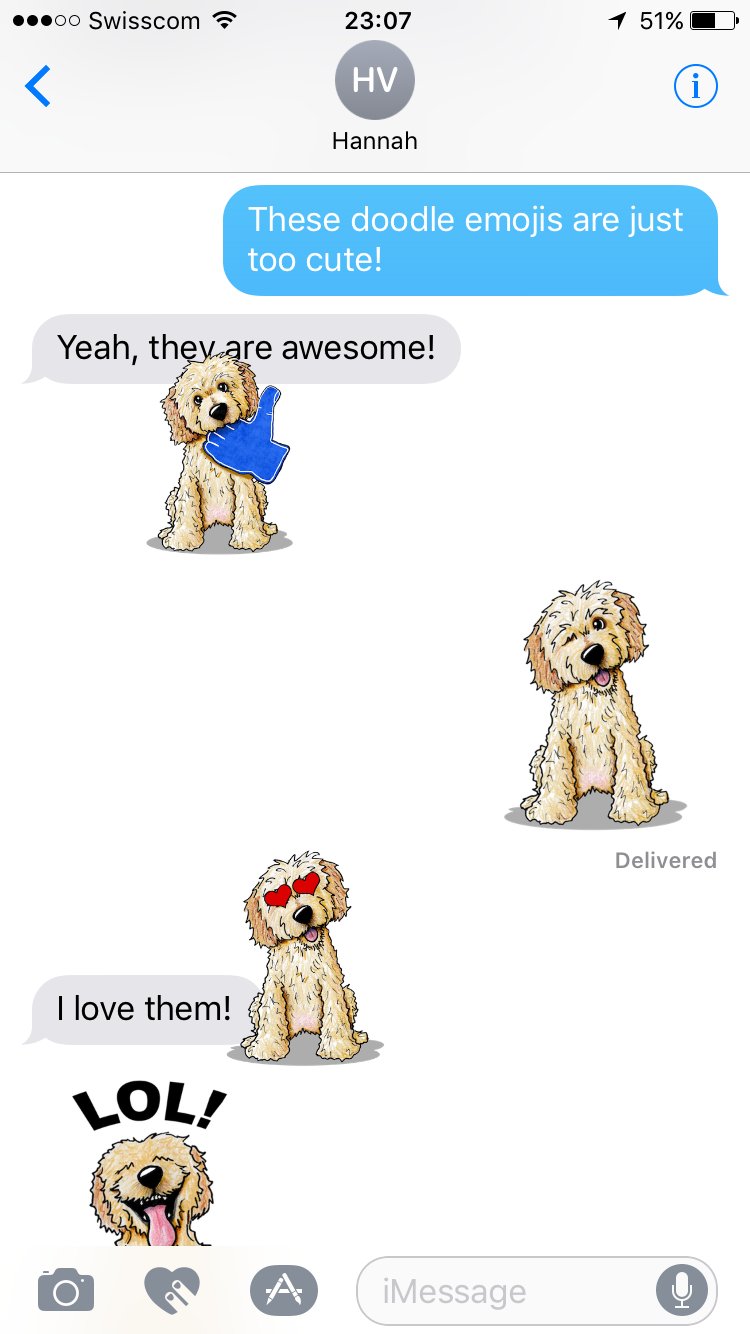 DoodleMoji sticker preview